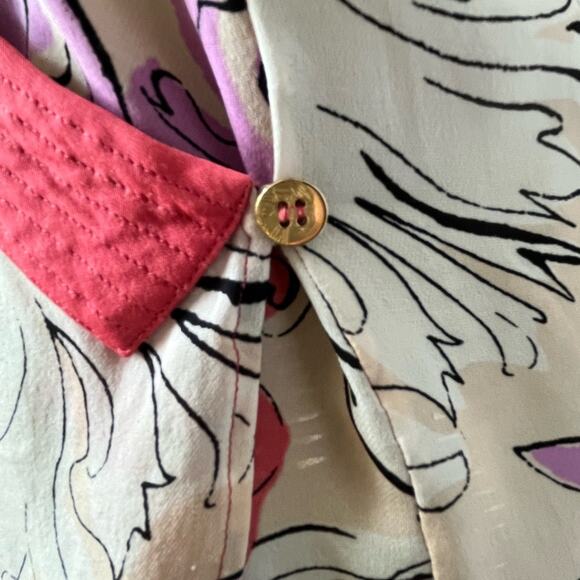 Versace Collection Silk Wrap Blouse - Picture 7 of 8